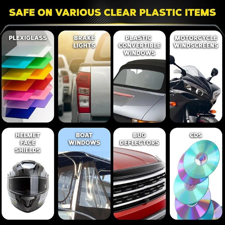 Meguiar's PlastX Clear Plastic Cleaner & Polish, 10-Oz