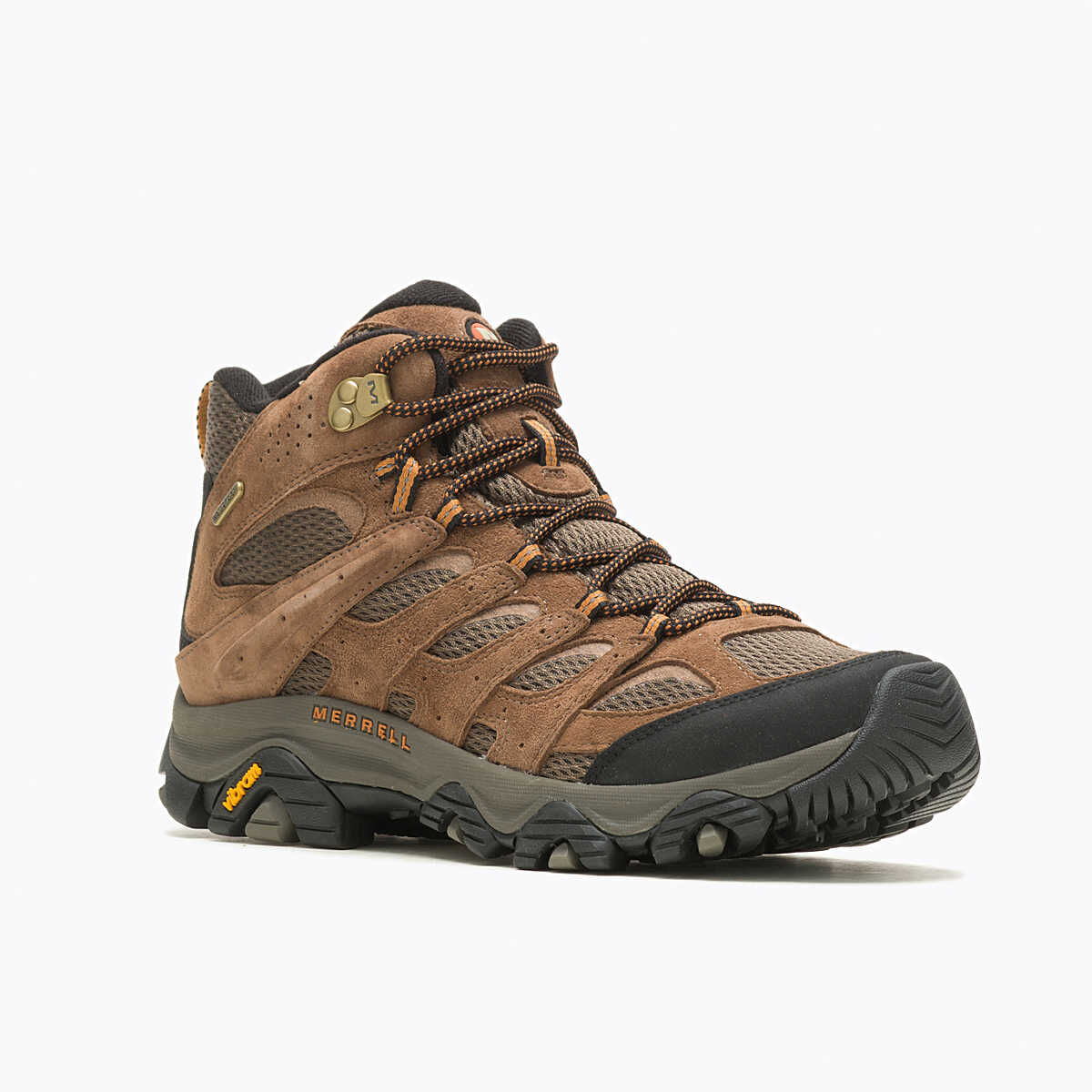 Merrell Men's Moab 3 Mid Waterproof Boot in Earth