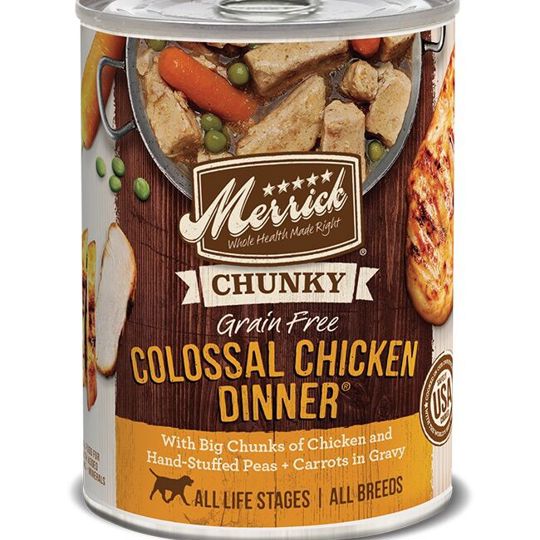 Merrick Grain Free Chunky Colossal Chicken Dinner in Gravy Wet Dog