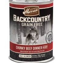Merrick Backcountry Grain Free Alpine Rabbit Stew Wet Dog Food 12.7 Oz Can Dog Food Merrick CoastalCountry