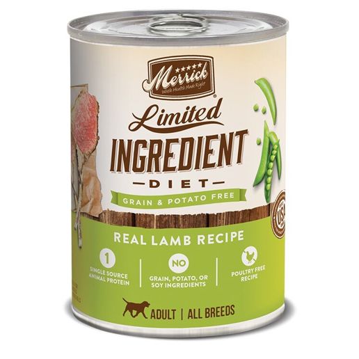 Merrick Limited Ingredient Diet Grain Free Real Lamb Recipe Wet