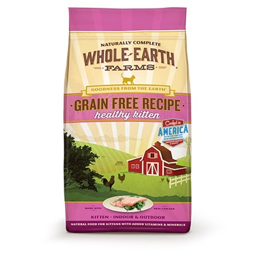 Whole Earth Grain Free Kitten, 5-lb Bag Dry Cat Food