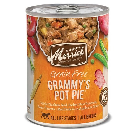 Merrick Grain Free Grammy's Pot Pie in Gravy Wet Dog Food, 12.7-Oz Can 