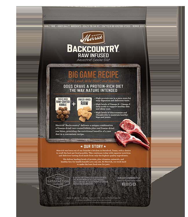 Backcountry - Raw Infused - Big Game Recipe