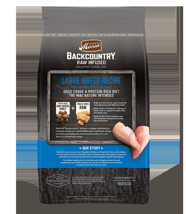 Backcountry - Raw Infused - Large Breed Recipe