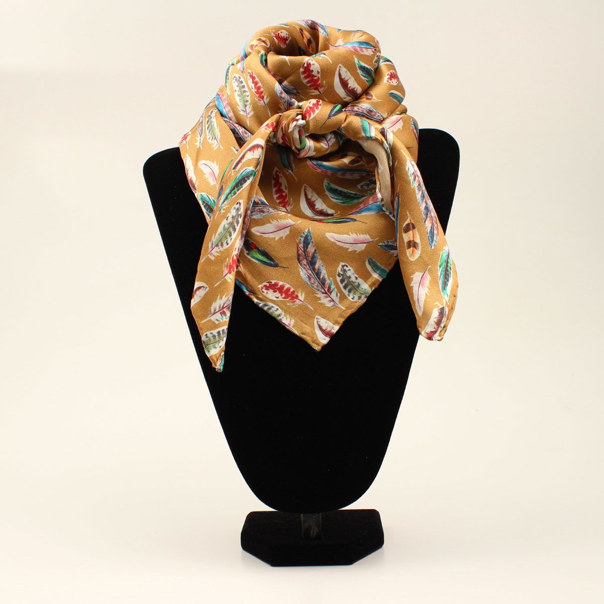 M & F Western Feather Wild Rag, 33-In