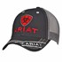 Ariat Black w/ Red Ariat & Shield Logo Cap