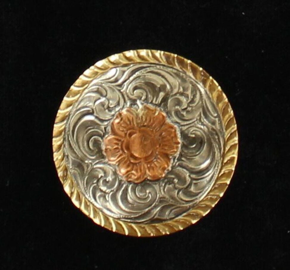 Rnd Floral Scarf Slide