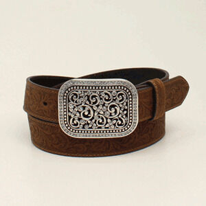 M & F Western Women's Belt in Tan