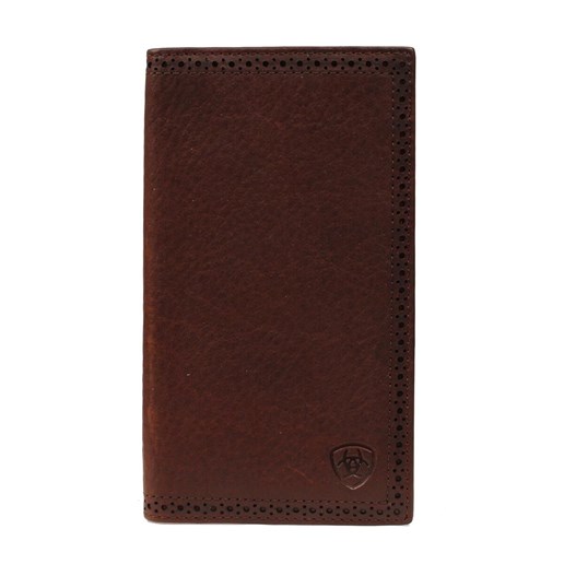Ariat Leather Rodeo Wallet in Dark Copper