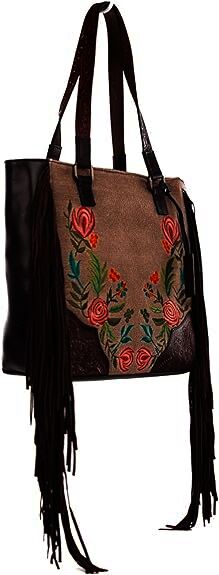 Ariat Women's Audrey Canvas Tote in Brown