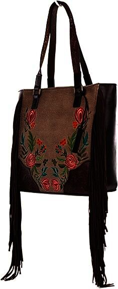 Ariat Women's Audrey Canvas Tote in Brown