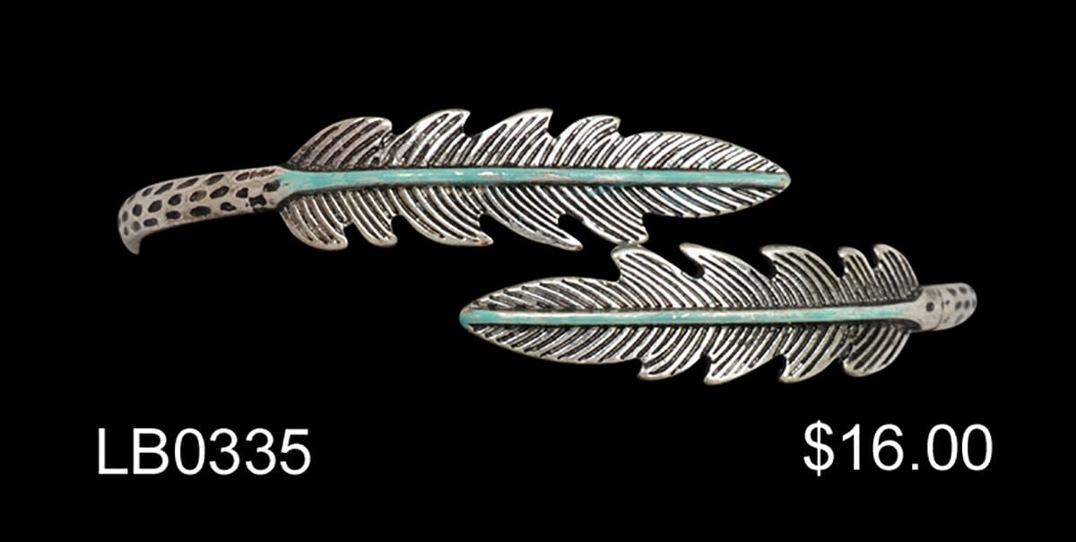 Antique Silver Feather Bracelet