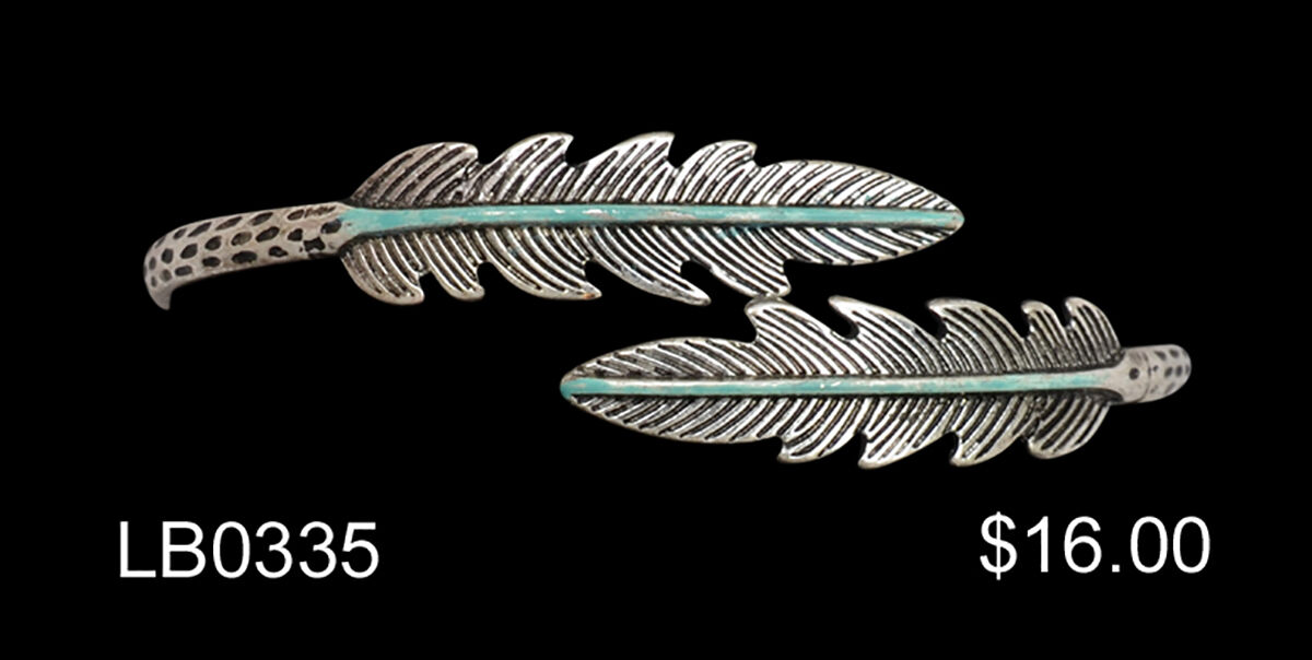 Antique Silver Feather Bracelet