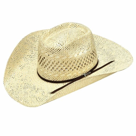 Twister Men's Twisted Weave Western Hat in Tan Brown 