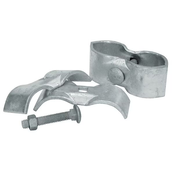 Midwest Air Technologies Chain Link Panel Clamp, 1 5/8-In X 1 5/8-In, 2-Pk
