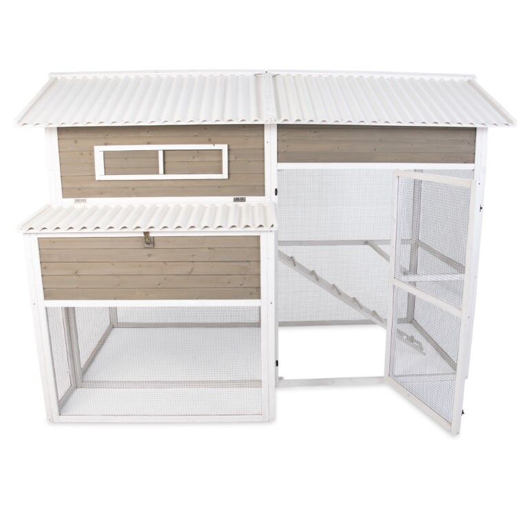 Precision Pet XL Chicken Barn Coop, White