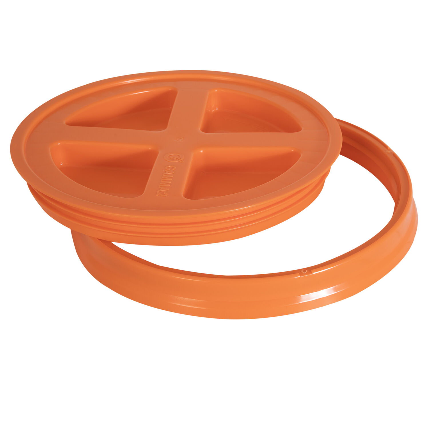 GAMMA2 Gamma Seal Lid For 5 Gallon Bucket - Orange, 5 gal