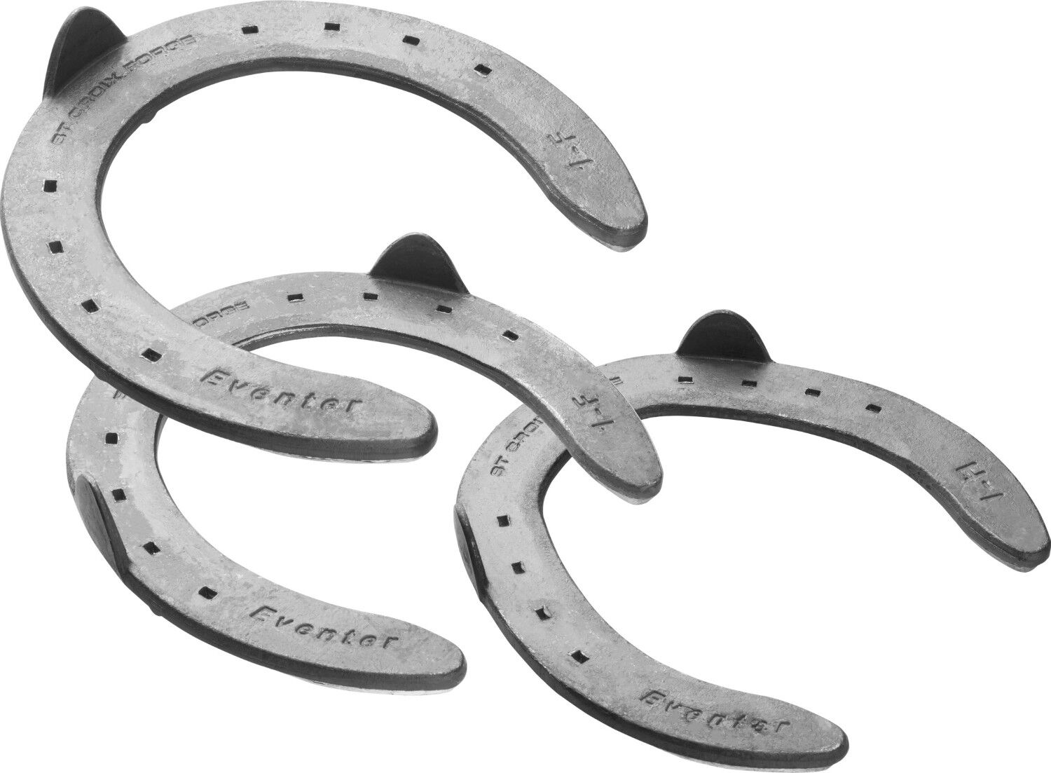 St. Croix Forge Eventer Front Pattern Steel Horseshoe, Size 0, 2-Pk
