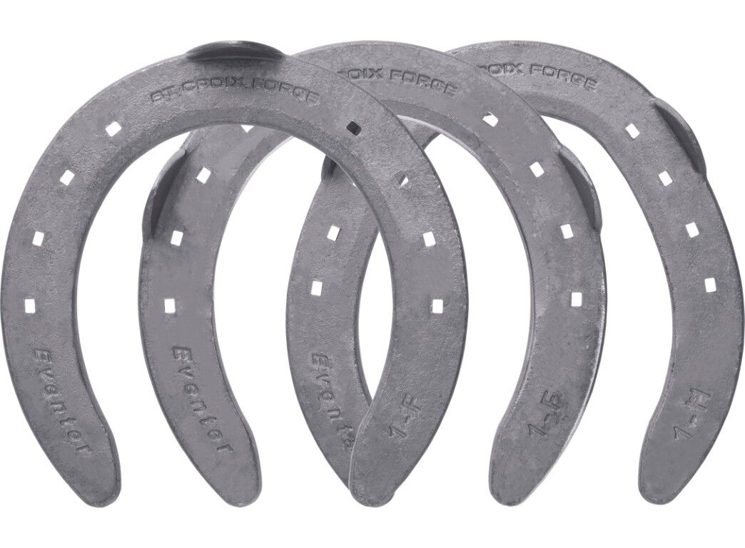 St. Croix Forge Eventer Hind Pattern Steel Horseshoe, Size 2, 2-Pk