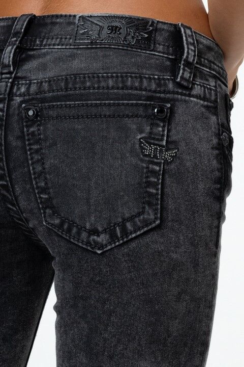 Miss Me Women's Ryder Jane Bootcut Jeans in Black