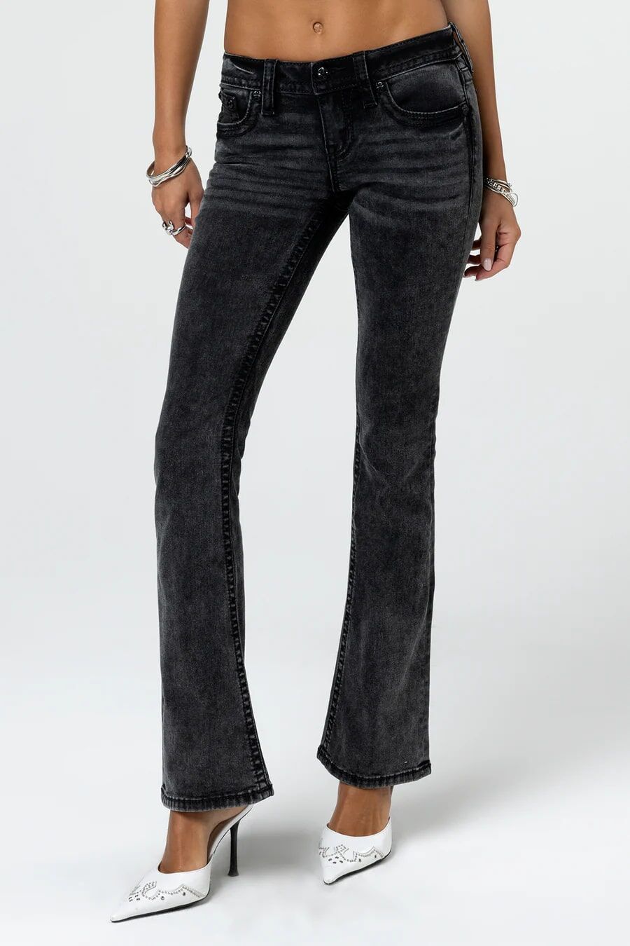 Miss Me Women's Ryder Jane Bootcut Jeans in Black