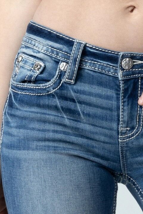 Miss Me Women's Warm Wings Bootcut Jeans