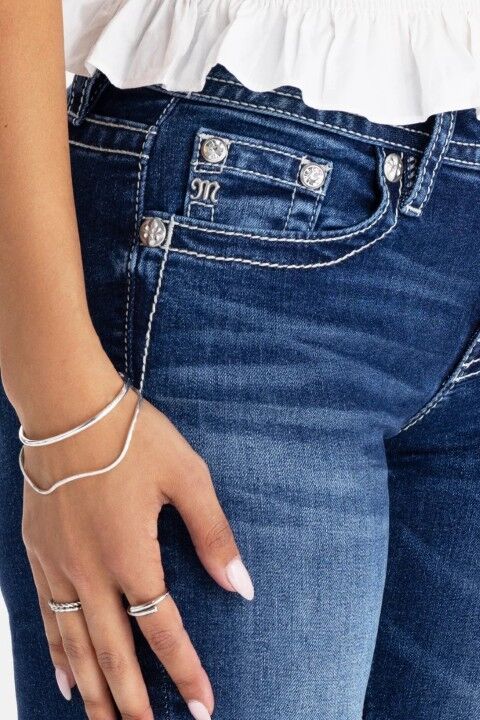 Miss Me Women's Cohen Stitched Bootcut Jeans