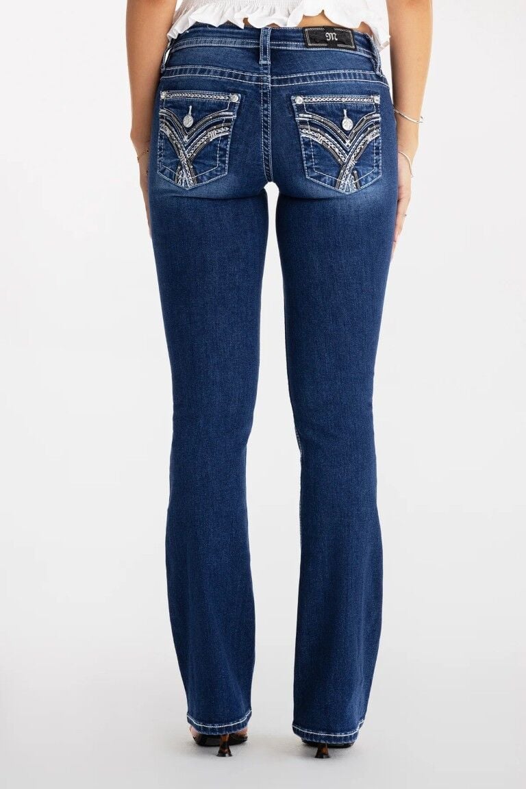 Miss Me Women's Cohen Stitched Bootcut Jeans