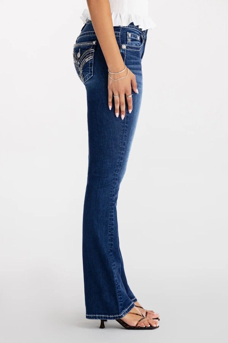 Miss Me Women's Cohen Stitched Bootcut Jeans