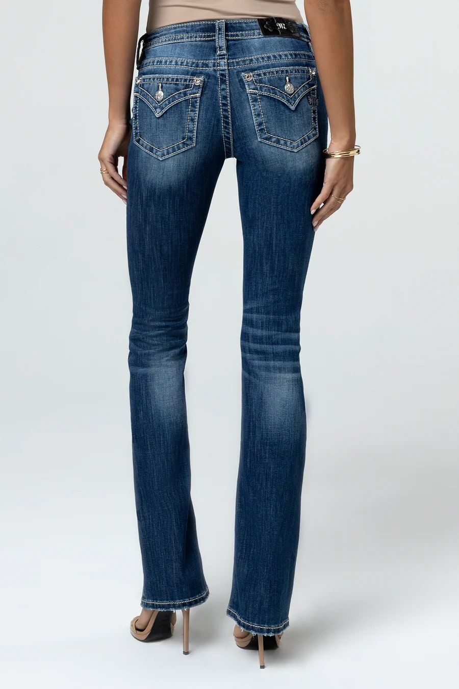 Miss Me Women's Hailey Jane Bootcut Jeans in Medium Wash