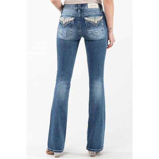 Women's Turquoise Goddess Bootcut Jeans