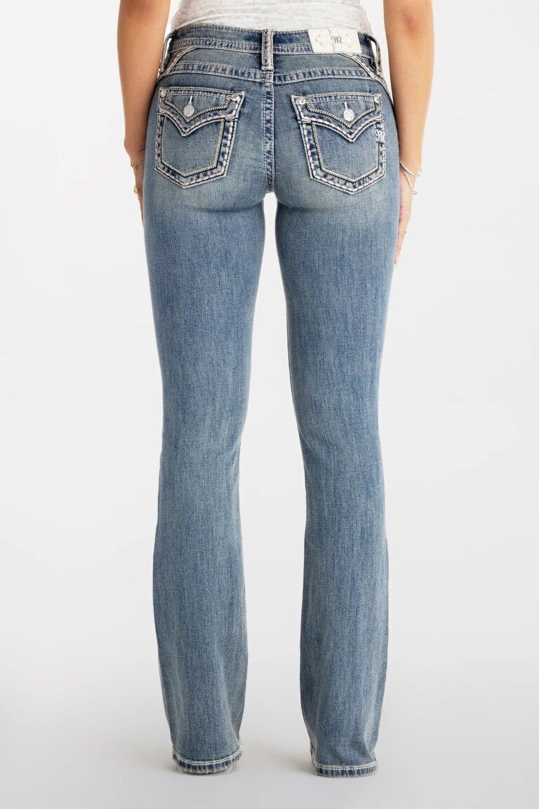Miss Me Women's Sylvie Stitched Bootcut Jeans