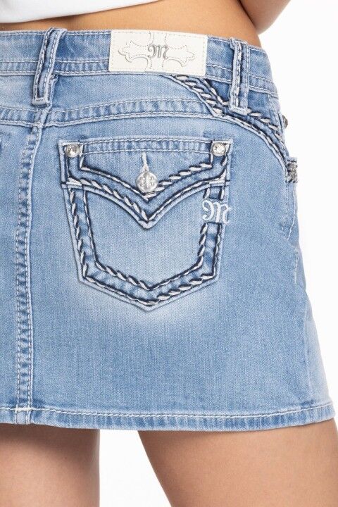 Miss Me Cleo Stitched Skirt