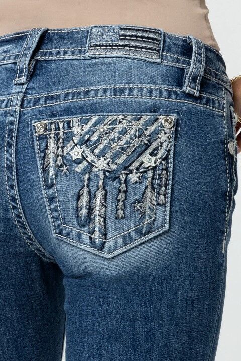 Miss Me Women's Wynter Dream Bootcut Jeans in Medium Wash