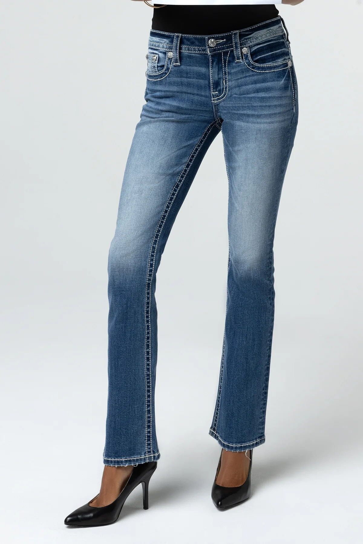 Miss Me Women's Seraphina Bootcut Jeans in Medium Wash