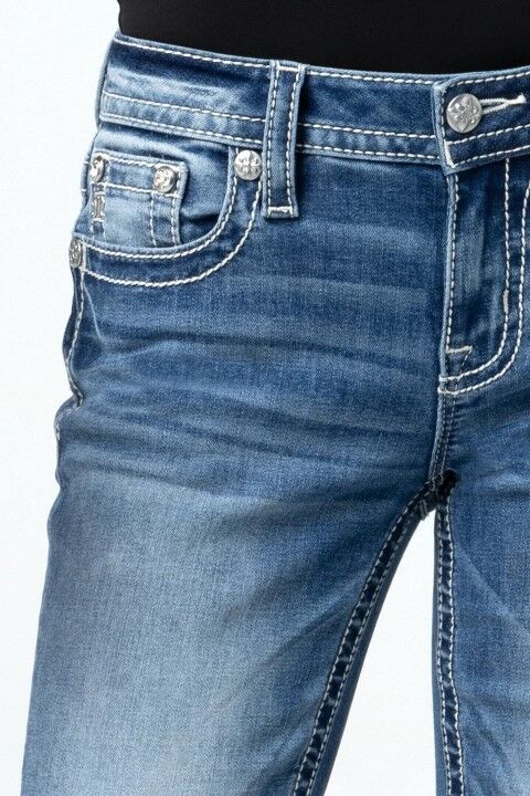 Miss Me Women's Seraphina Bootcut Jeans in Medium Wash