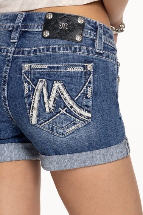 Miss Me Women's Marley Logo Shorts
