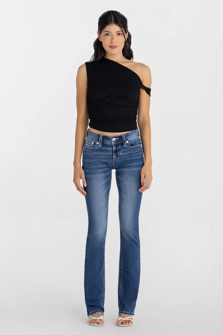 Miss Me Women's Shadowcatcher Slim Bootcut Jeans