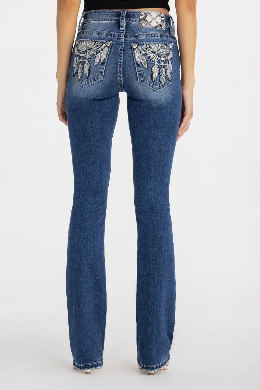 Miss Me Women's Shadowcatcher Slim Bootcut Jeans