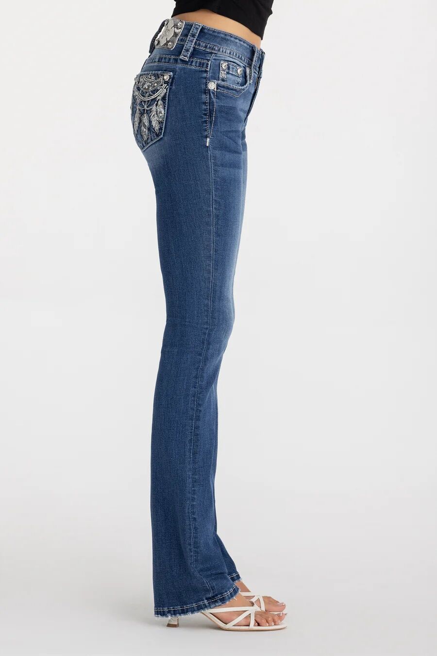 Miss Me Women's Shadowcatcher Slim Bootcut Jeans