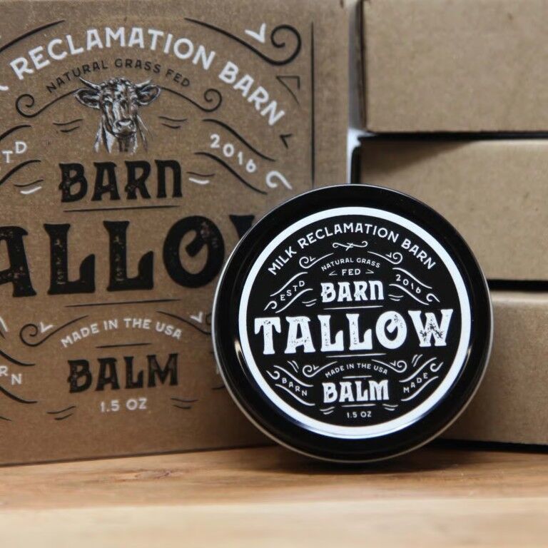 Milk Reclamation Barn Tallow Balm, 4-Oz
