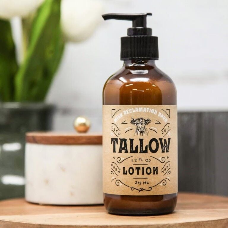Milk Reclamation Barn Sandalwood (Magnesium) Tallow Lotion, 7.2-Oz