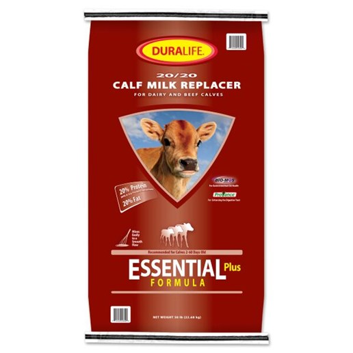 DURALIFE 20/20 Essential Plus Non-Medicated Calf Milk Replacer,  50-LB Bag