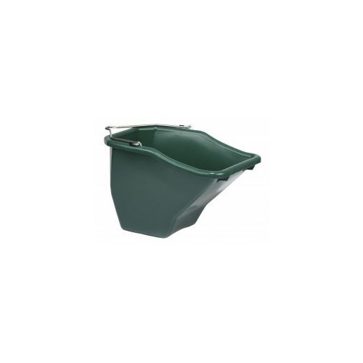 10-qt Flat Back Plastic Bucket in Green