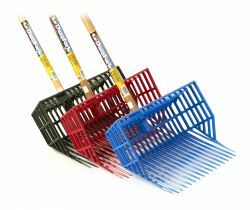 DuraPitch 2 Plastic Manure Fork, Assorted Colors