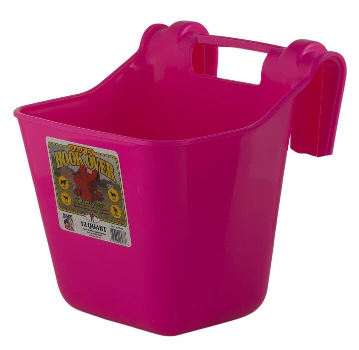 Little Giant Plastic Hook Hot Pink Over Feeder, 12-Qt