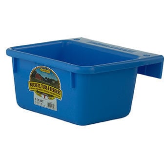 Little Giant Berry Blue Plastic Mini Feeder, 6-Qt