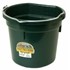 20-qt Flat Back Plastic Bucket in Green