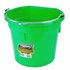 20-qt Flat Back Plastic Bucket in Lime Green